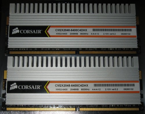 4gb kit corsair ddr2 - kit,