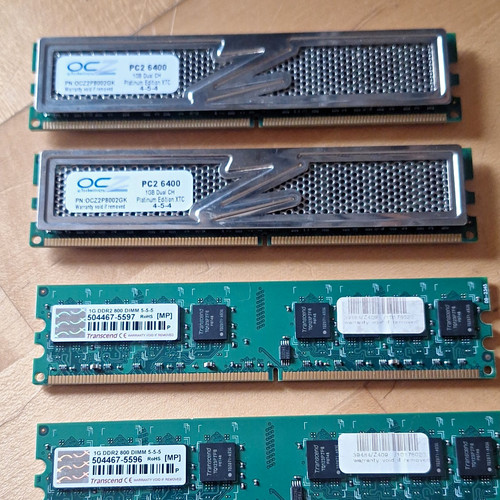 4gb ddr2 800 - ddr2-800, ocz