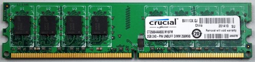 Crucial ct25664aa800 2gb - crucial,