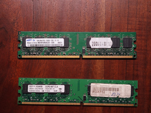 2gb ddr2 ram set - 2gb,