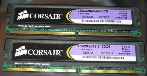 4gb kit corsair - 4gb, ram