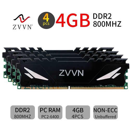 16gb kit 4x4gb ddr2 800mhz - kit,