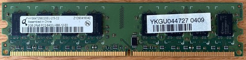 Qimonda 2gb ddr2 ram - qimonda,