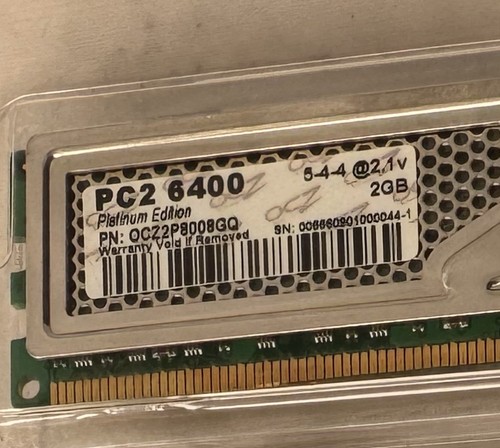 Ram ocz platinum edition - edition, 8gb